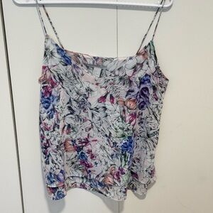 H&M Floral Spaghetti Strap Top